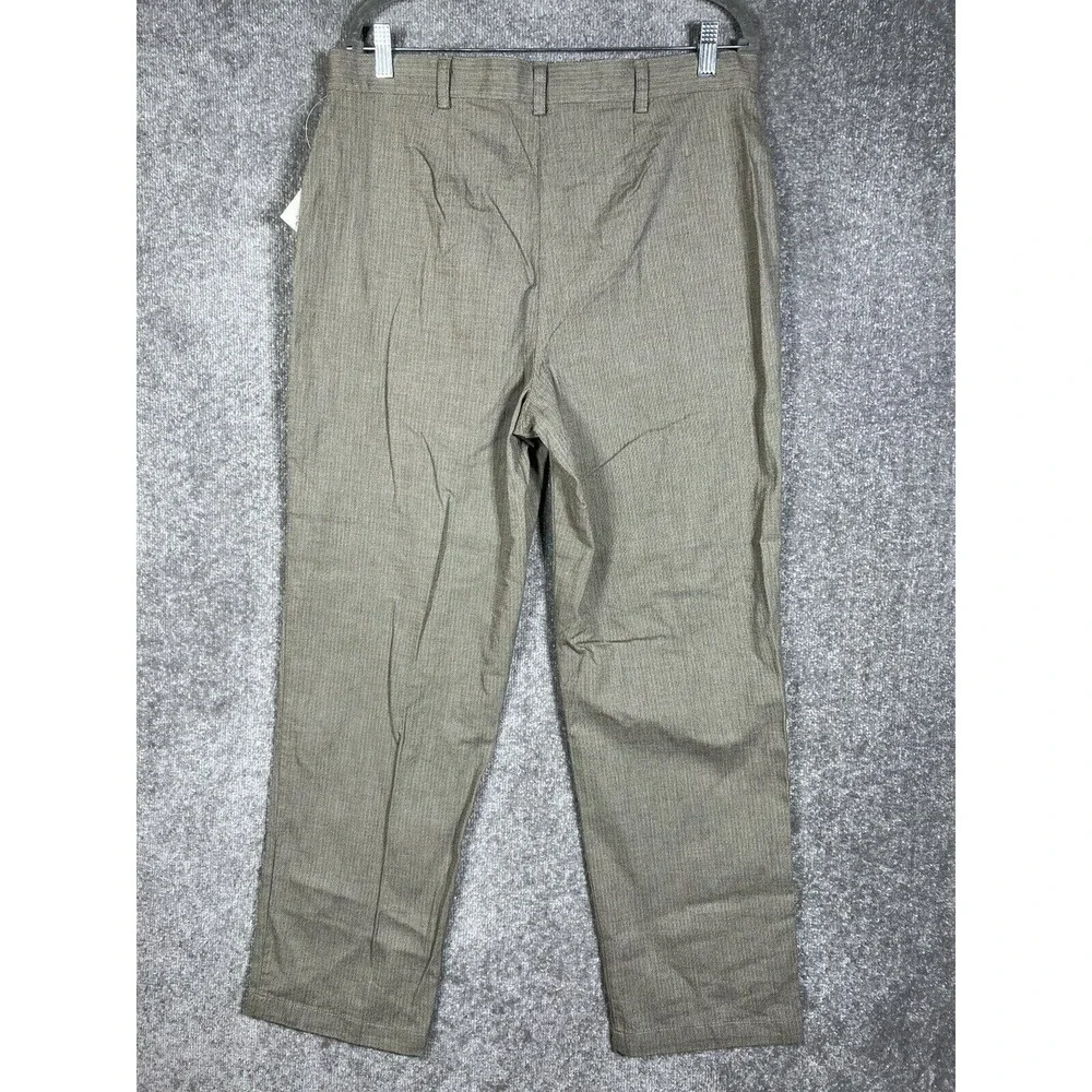 Christopher & Banks Comfort Stretch Easy Fit Striped Dress Pants Womens Size 14